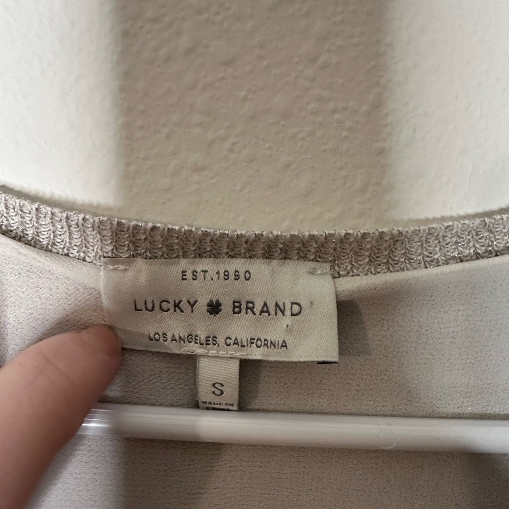 Lucky Brand Gray Layered Sweater - Picture 2 of 3
